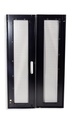 22U 600 mm Double Perforated Door for Floor Standing Racks