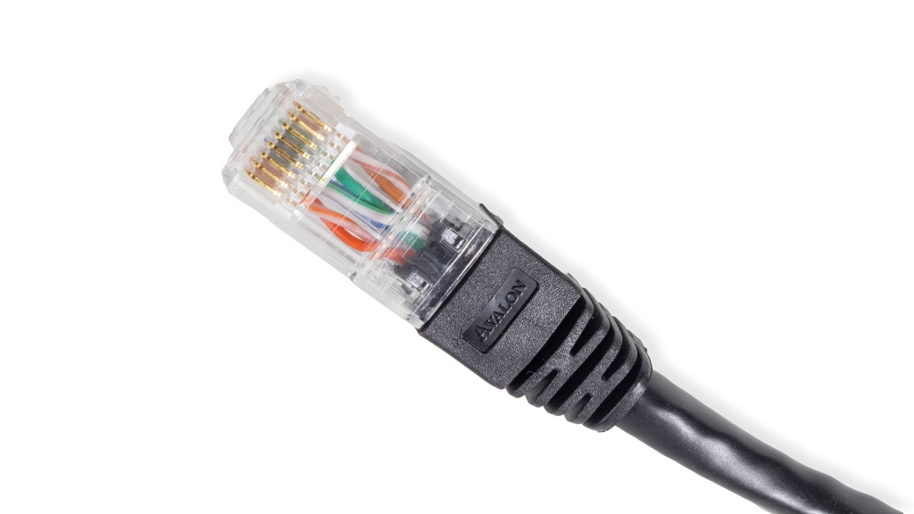 Cat.6A 10G UTP 26 AWG PVC Patch Cord 2 mtr Black Colour 