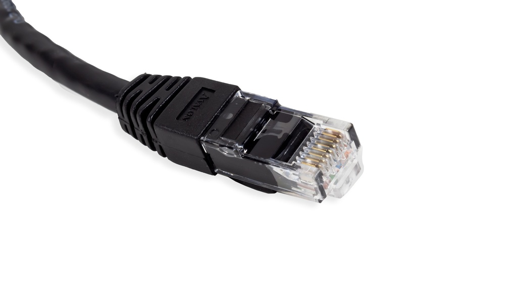 Cat.6A 10G UTP 26 AWG PVC Patch Cord 3 mtr Black Colour 