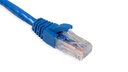 Cat.6A 10G UTP 26 AWG PVC Patch Cord 3 mtr Blue Colour 