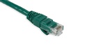 Cat.6A 10G UTP 26 AWG PVC Patch Cord 0.5 mtr Green Colour