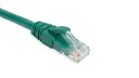 Cat.6A 10G UTP 26 AWG PVC Patch Cord 1 mtr Green Colour