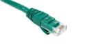 Cat.6A 10G UTP 26 AWG PVC Patch Cord 2 mtr Green Colour