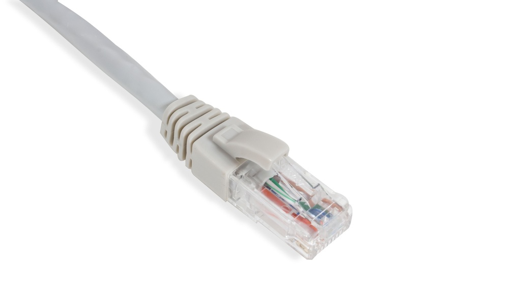 Cat.6A 10G UTP 26 AWG PVC Patch Cord 1 mtr Grey Colour