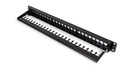 Cat.6A 24 Port Unshielded Patch Panel - 1U - 19&quot; -  Blank