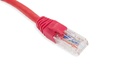 Cat.6A 10G UTP 26 AWG PVC Patch Cord 1 mtr Red Colour