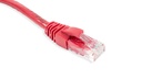 Cat.6A 10G UTP 26 AWG PVC Patch Cord 2 mtr Red Colour