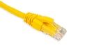 Cat.6A 10G UTP 26 AWG PVC Patch Cord 0.5 mtr Yellow Colour