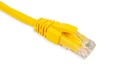 Cat.6A 10G UTP 26 AWG PVC Patch Cord 0.5 mtr Yellow Colour
