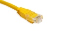 Cat.6A 10G UTP 26 AWG PVC Patch Cord 0.5 mtr Yellow Colour