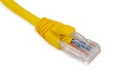Cat.6A 10G UTP 26 AWG PVC Patch Cord 1 mtr Yellow Colour