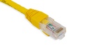 Cat.6A 10G UTP 26 AWG PVC Patch Cord 1 mtr Yellow Colour