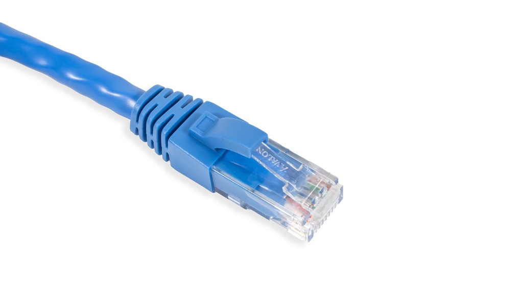 Cat.6 UTP 24 AWG PVC Patch Cord 0.5 mtr Blue Colour