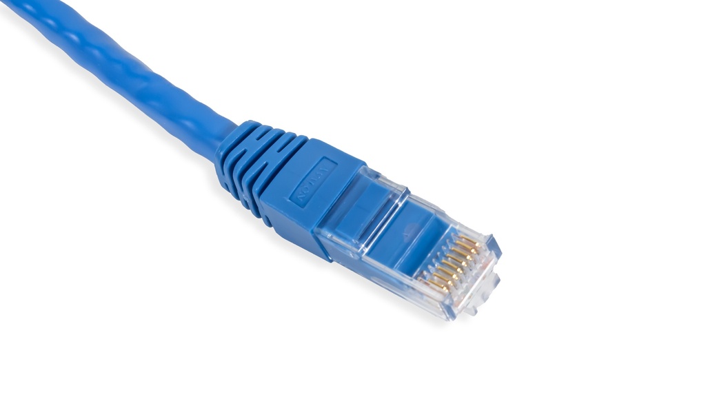 Cat.6 UTP 24 AWG PVC Patch Cord 0.5 mtr Blue Colour