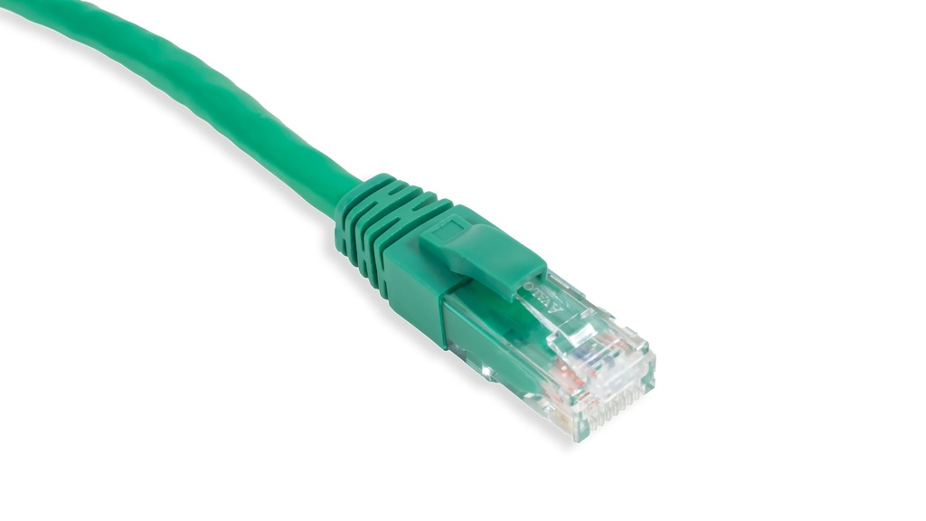 Cat.6 UTP 24 AWG PVC Patch Cord 1 mtr Green Colour