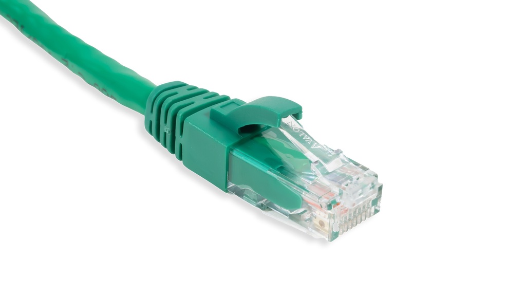 Cat.6 UTP 24 AWG PVC Patch Cord 2 mtr Green Colour