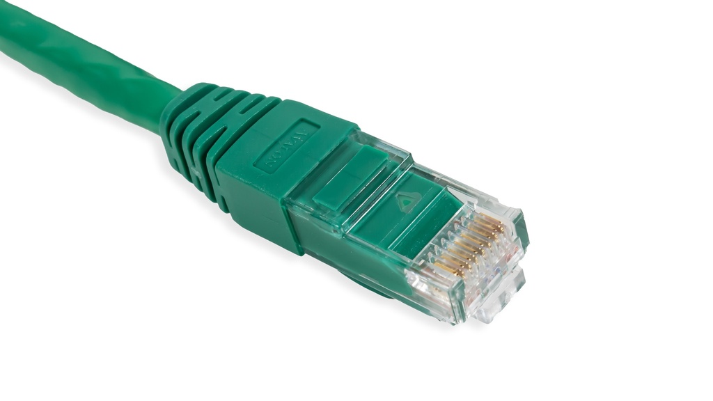 Cat.6 UTP 24 AWG PVC Patch Cord 3 mtr Green Colour