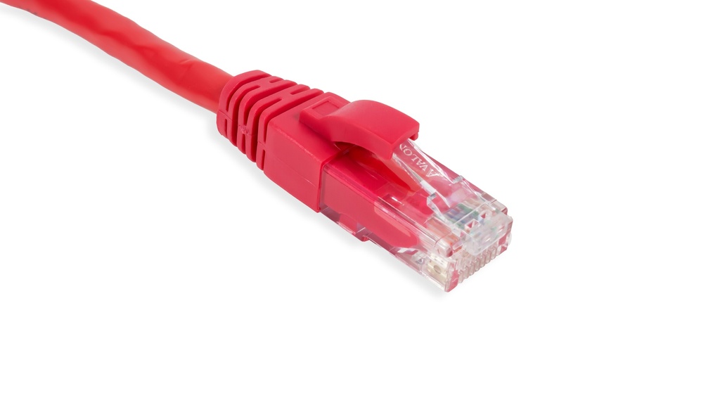 Cat.6 UTP 24 AWG PVC Patch Cord 2 mtr Red Colour