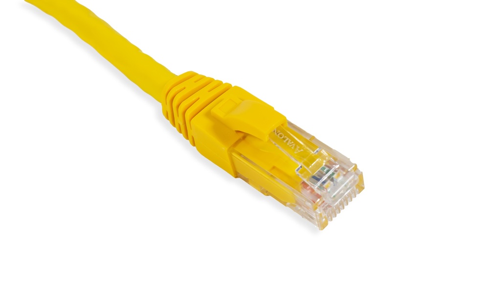 Cat.6 UTP 24 AWG PVC Patch Cord 2 mtr Yellow Colour