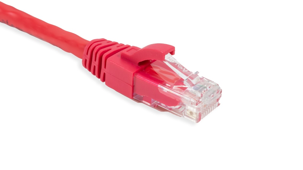 Cat.6 UTP 24 AWG PVC Patch Cord 3 mtr Red Colour