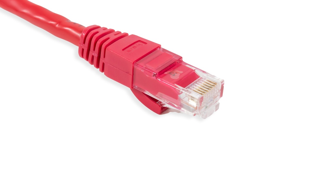 Cat.6 UTP 24 AWG PVC Patch Cord 3 mtr Red Colour