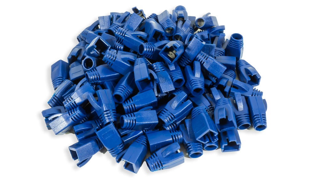 RJ45 Cat.6A Boots (Pack of 100) Blue Colour