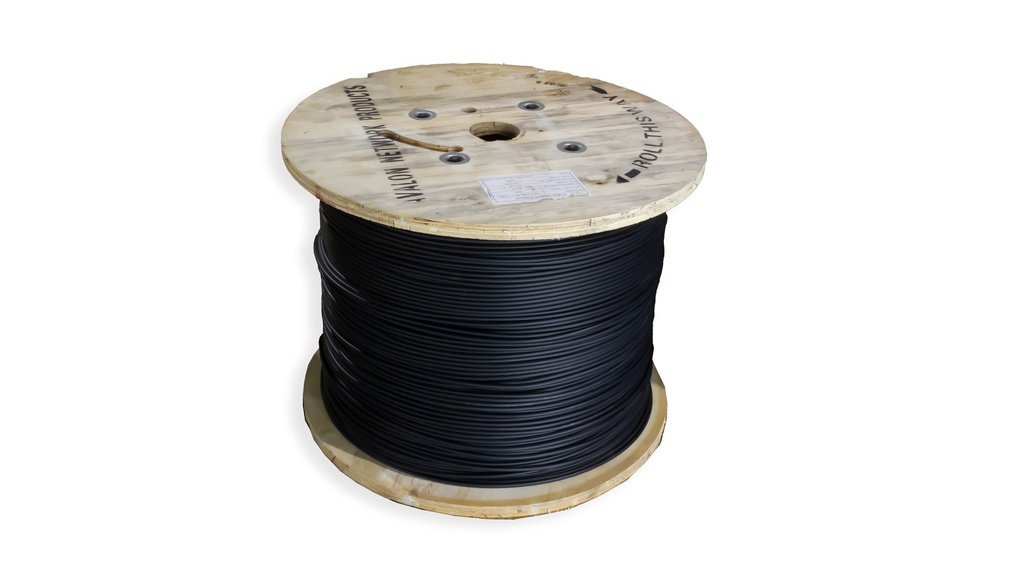 12 Core, Single-Mode OS2, Unitube, Jelly-filled, Corrugated Steel Tape, Outdoor, Armoured,  Loose Tube, Fiber Optic Cable - HDPE Sheath