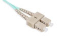 LC-SC  Multi-Mode OM3 Duplex Patch Cord 3 mtr - LSZH