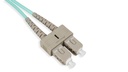 SC-SC  Multi-Mode OM3 Duplex Patch Cord 2 mtr - LSZH