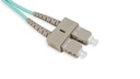 SC-SC  Multi-Mode OM3 Duplex Patch Cord 2 mtr - LSZH