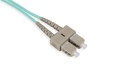 SC-SC  Multi-Mode OM3 Duplex Patch Cord 3 mtr - LSZH