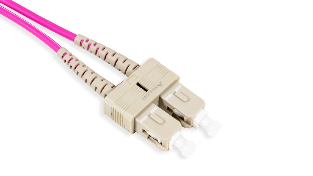 LC-SC  Multi-Mode OM4 Duplex Patch Cord 3 mtr - LSZH