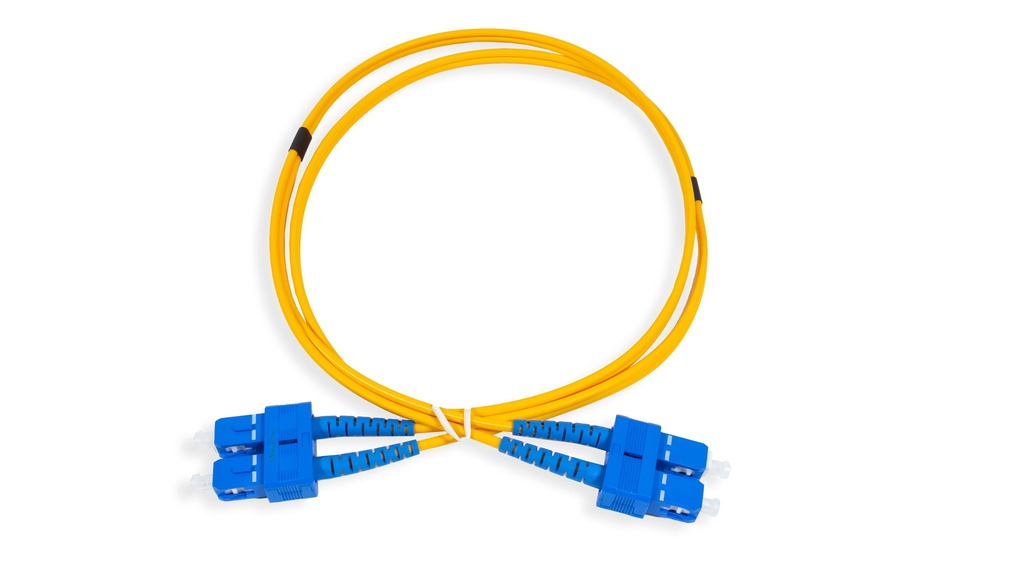 SC-SC Single-Mode Duplex Patch Cord 1 mtr - LSZH