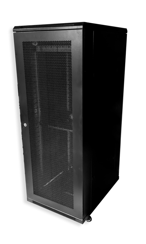 32U x 600(W) x 800(D) - Floor Standing Rack with Perforated Back Door