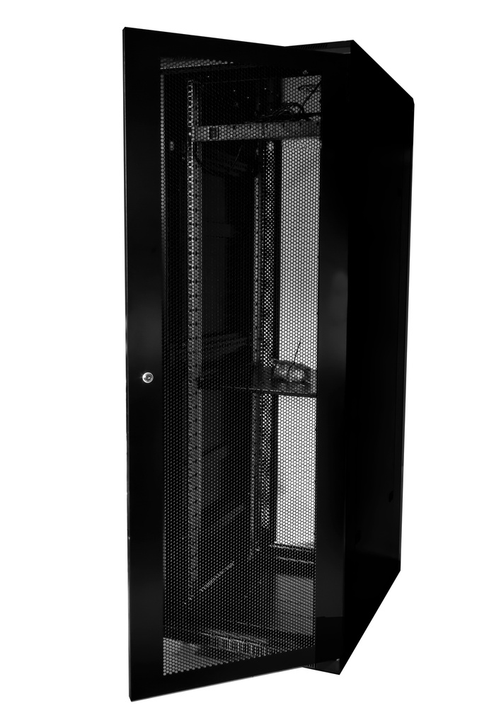 37U x 600(W) x 800(D) - Floor Standing Rack with Perforated Back Door