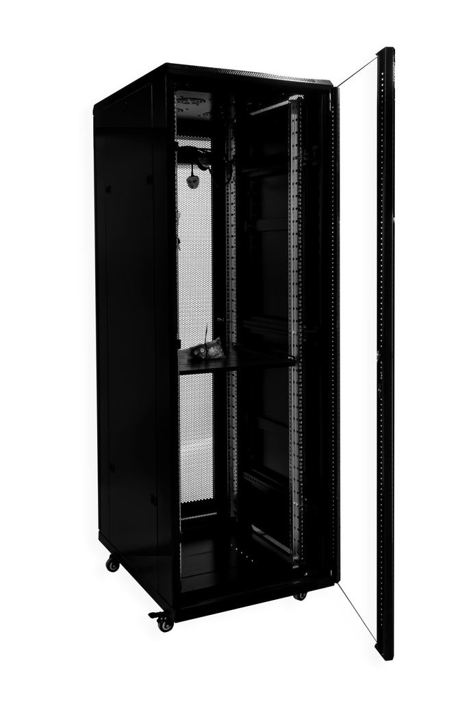 37U x 600(W) x 800(D) - Floor Standing Rack with Perforated Back Door