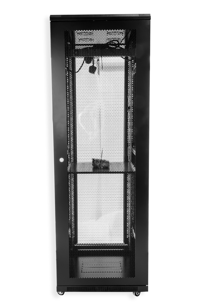 37U x 600(W) x 800(D) - Floor Standing Rack with Perforated Back Door