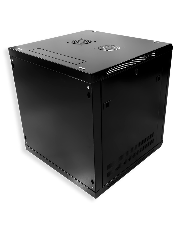 9U x 600(W) x 600(D) - Single Section Wall Mount Cabinet + Fan