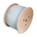 Cat.6A 10G UTP 23 AWG Cable Roll LSZH 305m Roll Grey Colour