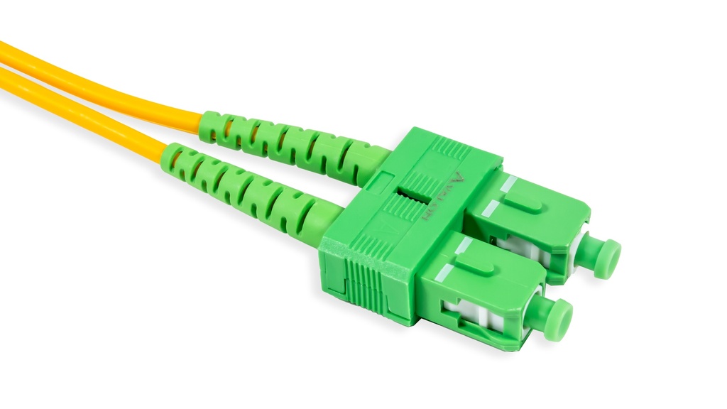 LC/APC-SC/APC Single-Mode Duplex Patch Cord 10 mtr - LSZH