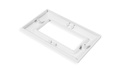 Angular Beveled Keystone Holder For Two Keystone Jack