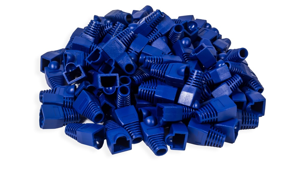 RJ45 Cat.6 Boots (Pack of 100) Blue Colour