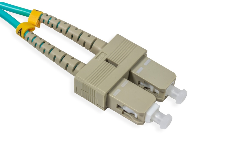 SC-SC  Multi-Mode OM3 Duplex Patch Cord 1 mtr - LSZH