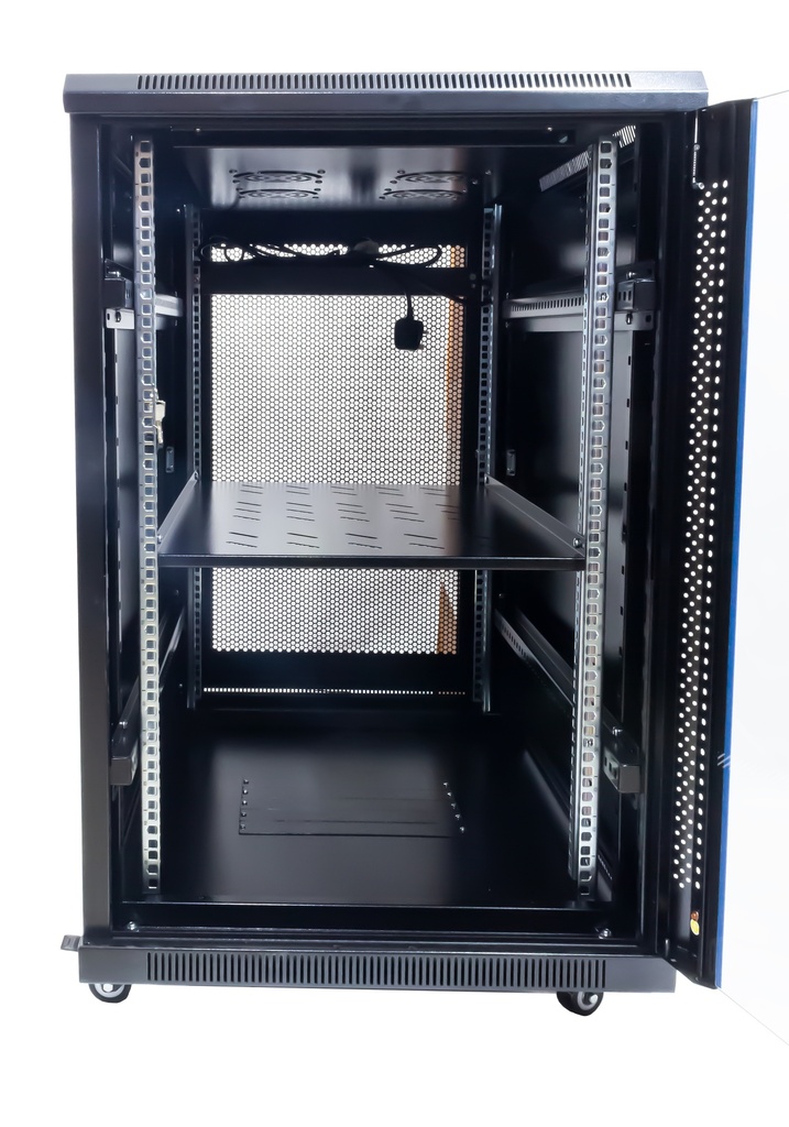 12U x 600(W) x 600(D) - Floor Standing Rack with Perforated Back Door