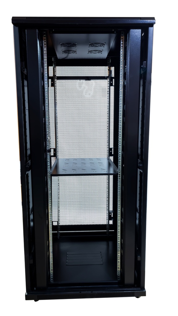 37U x 600(W) x 1000(D) - Floor Standing Rack with Perforated Back Door