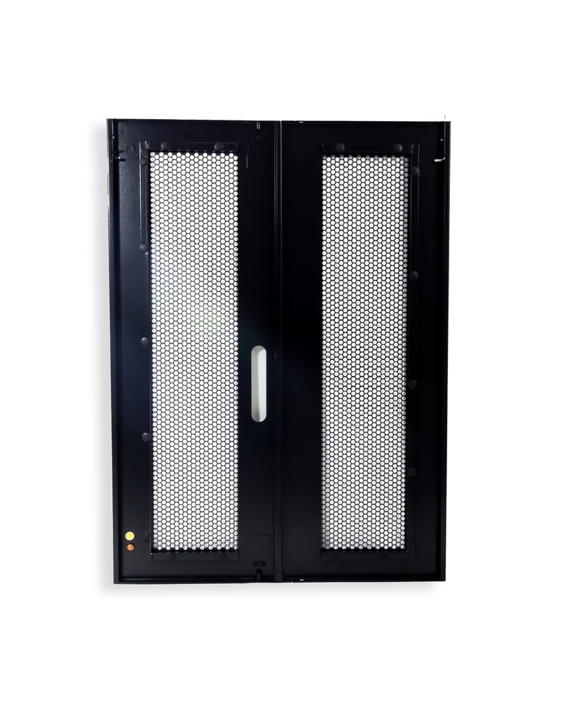 18U 600 mm Double Perforated Door for Floor Standing Racks