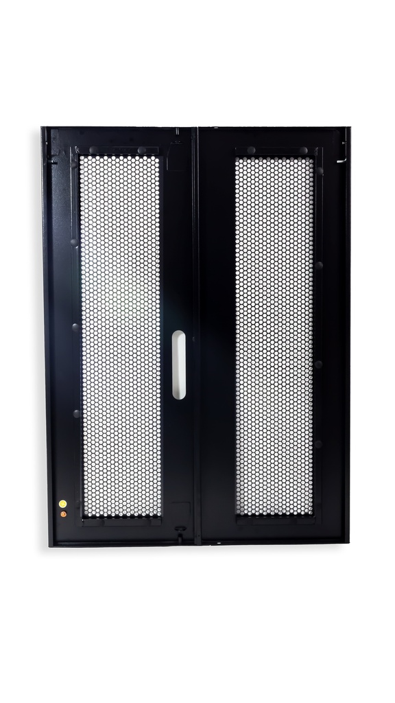 18U 600 mm Double Perforated Door for Floor Standing Racks