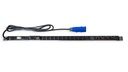 16 Way Smart Vertical PDU with 12 x C13 Sockets + 4 x C19 Sockets, 1 x 32A Circuit Breaker (Schneider) and 3 Mtr IEC60309 type Power Plug