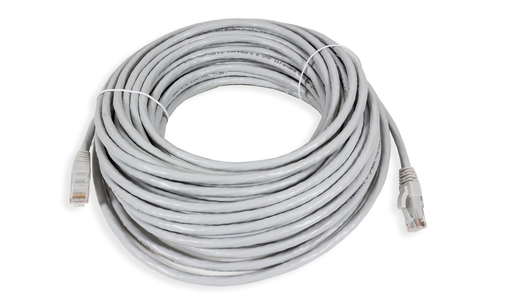 Cat.6 UTP 24 AWG PVC Patch Cord 20 mtr Grey Colour