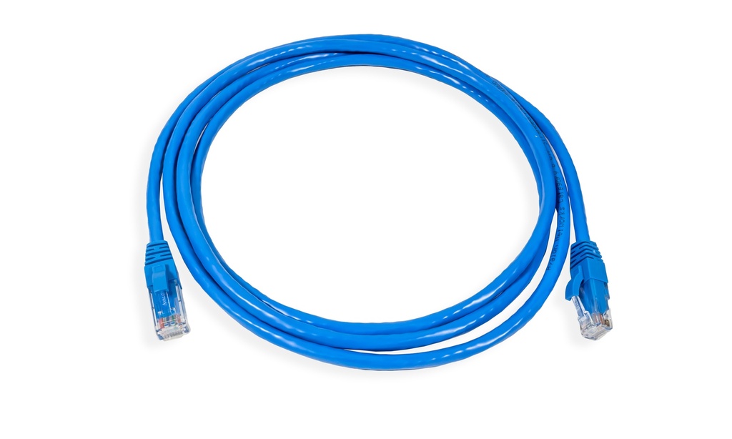 Cat.6 UTP 24 AWG PVC Patch Cord 2 mtr Blue Colour